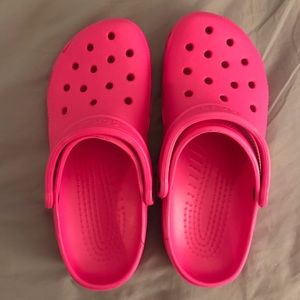 Pink Crocs